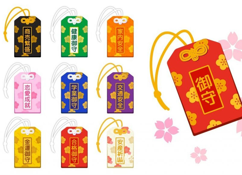 Top những loại bùa may mắn Omamori và ý nghĩa của từng loại