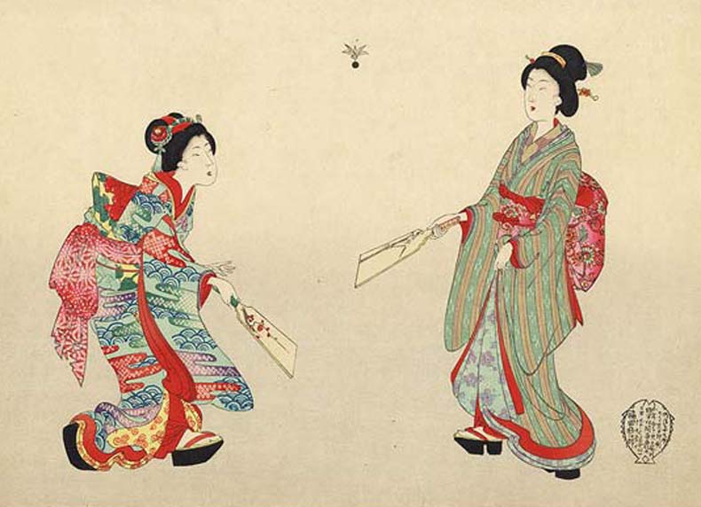 Hanetsuke Hanetsuki: Trò chơi truyền thống Nhật Bản trong dịp năm mới