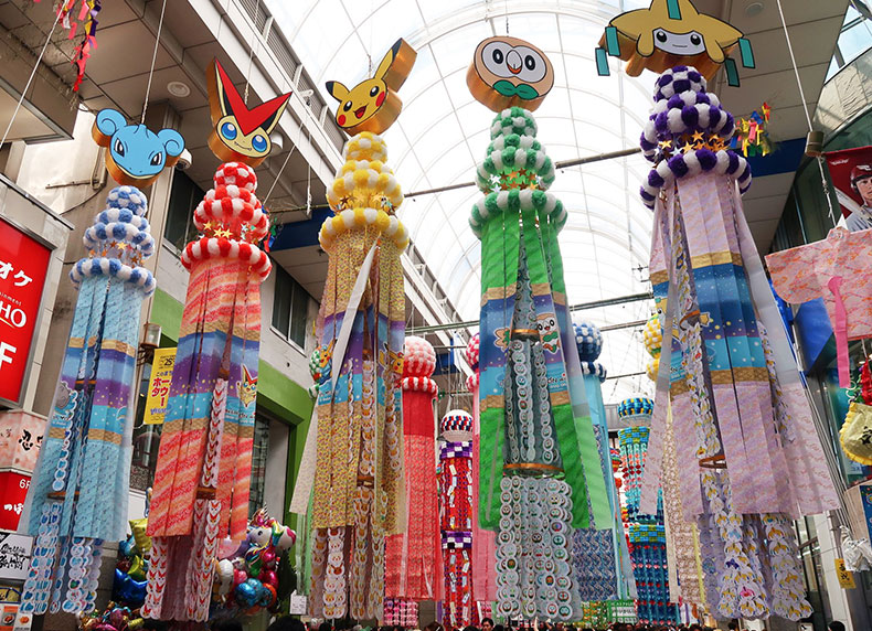 trang trí lễ hội tanabata