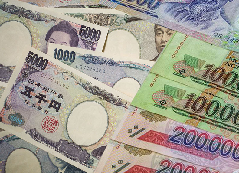 cách đổi tiền yên