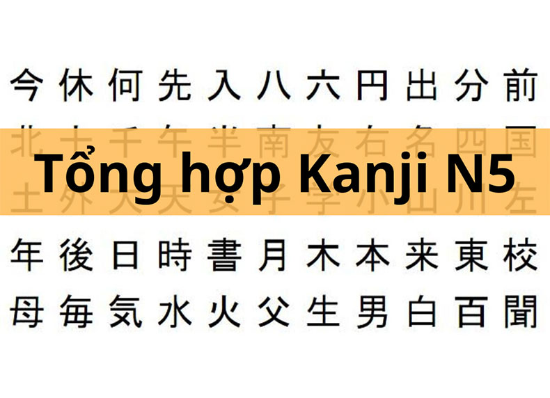 tự học Kanji N5