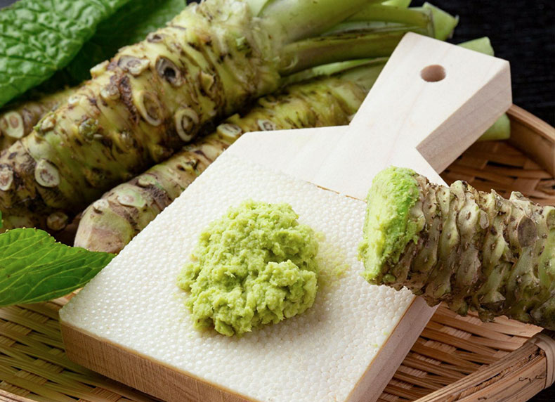 sơ chế cải wasabi