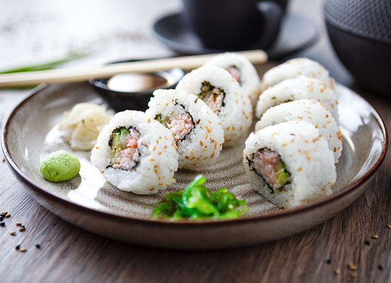 wasabi nhật bản dùng cùng sushi