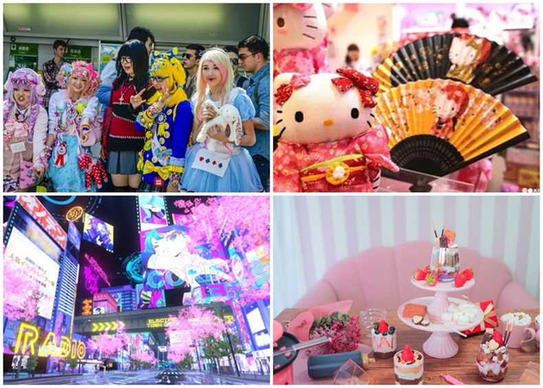 Sự kết hợp giữa kawaii và các ngành công nghiệp khác