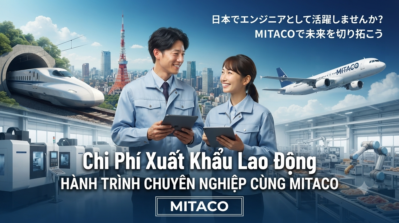 Chi phí xuất khẩu lao động Mitaco